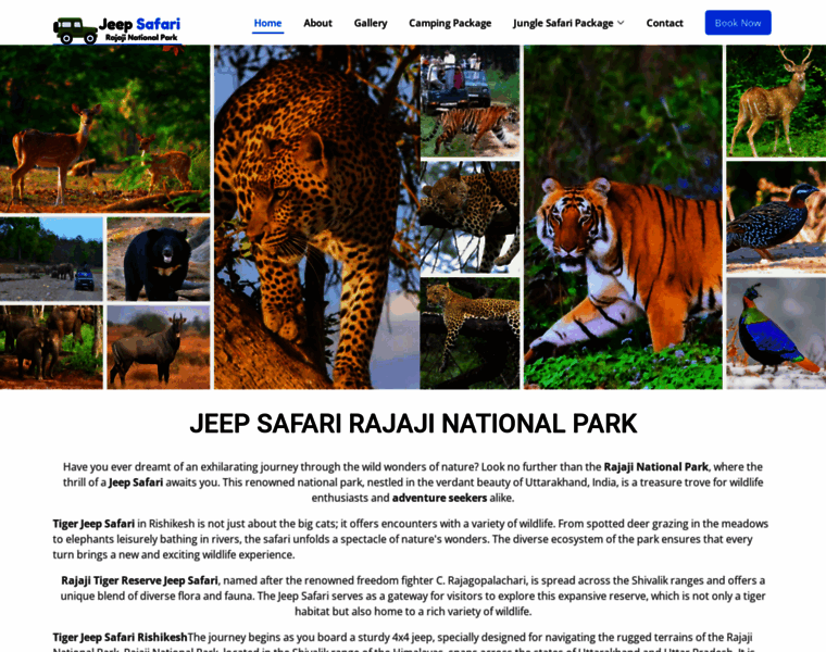 Jeepsafarirajajinationalpark.com thumbnail