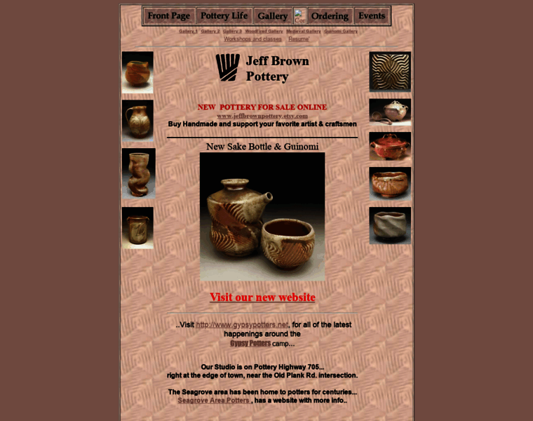 Jeffbrownpottery.com thumbnail