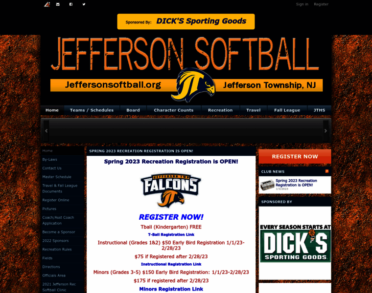 Jeffersonsoftball.com thumbnail