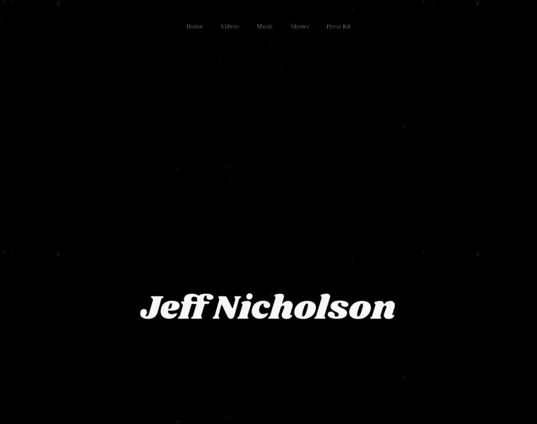 Jeffnicholson.net thumbnail