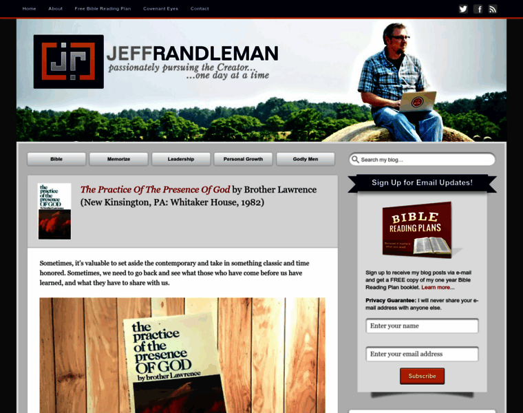 Jeffrandleman.com thumbnail
