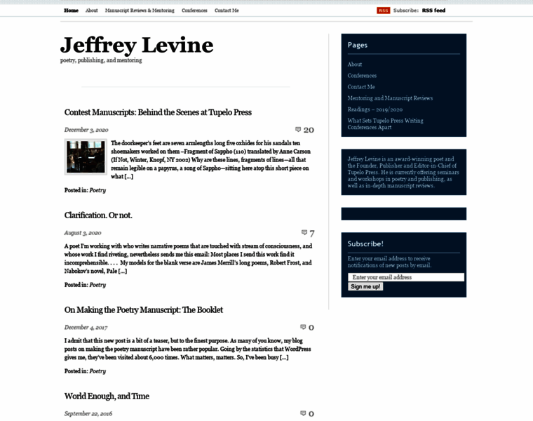 Jeffreyelevine.com thumbnail