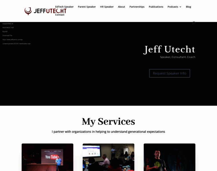 Jeffutecht.com thumbnail