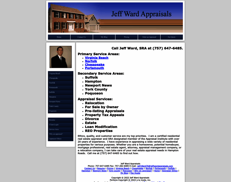 Jeffwardappraisals.com thumbnail