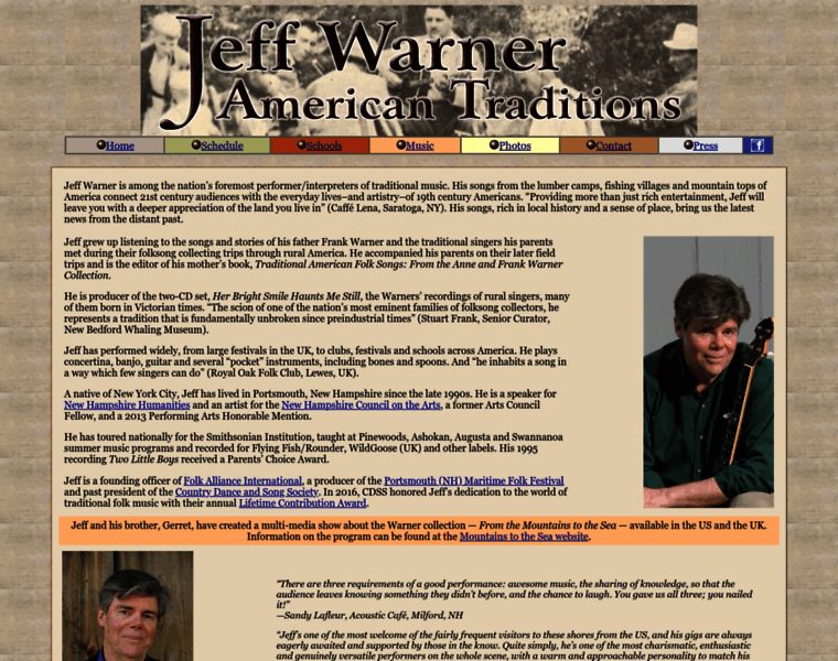 Jeffwarner.com thumbnail