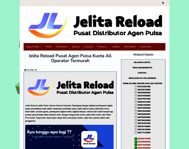 Jelita-pulsa.space thumbnail