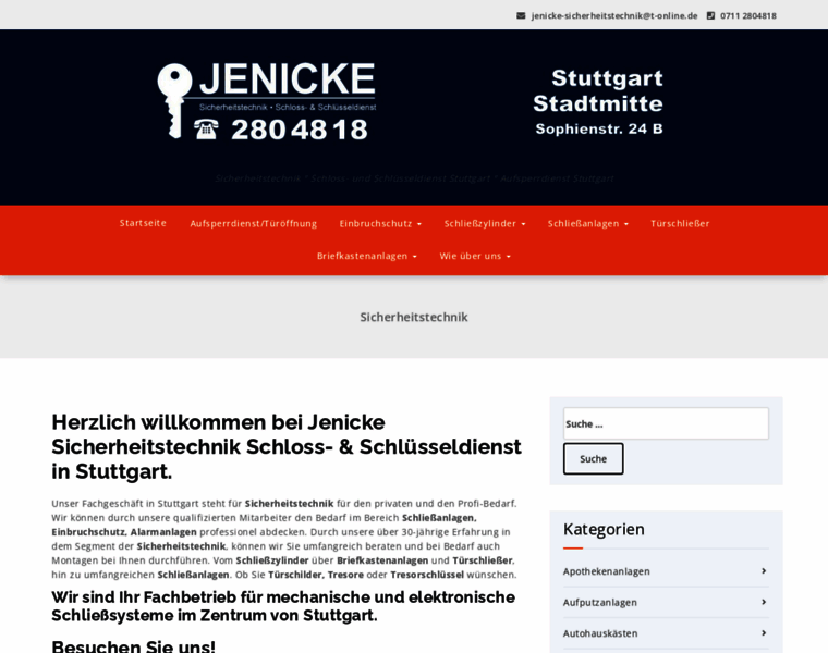 Jenicke-sicherheitstechnik.de thumbnail