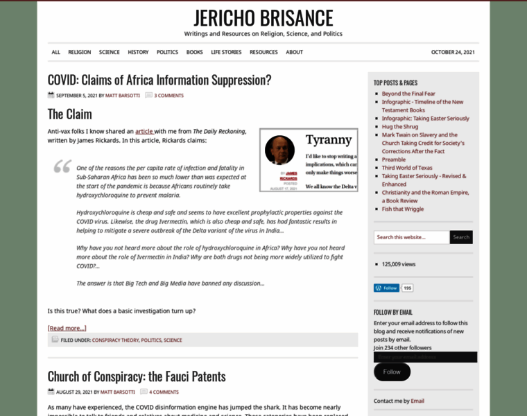 Jerichobrisance.com thumbnail