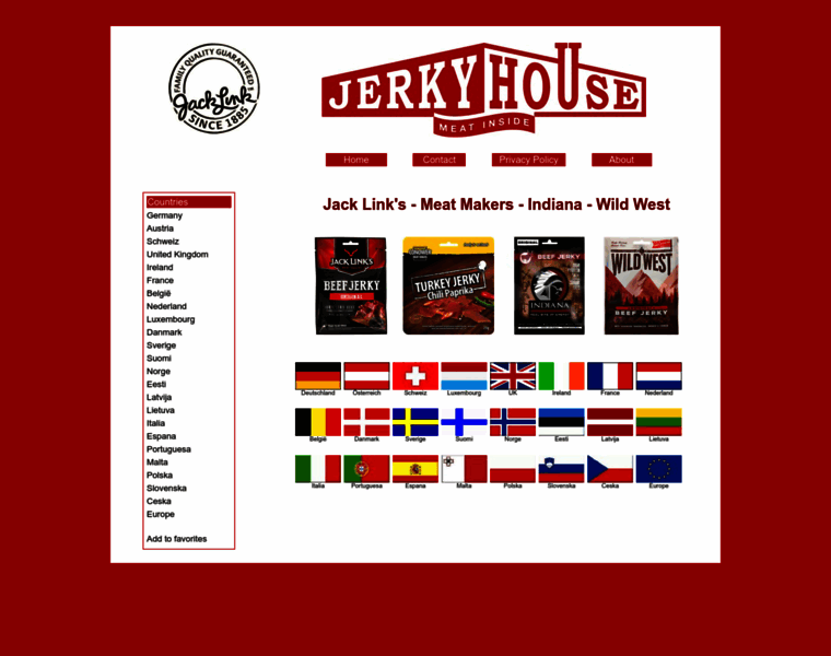 Jerky-house.com thumbnail