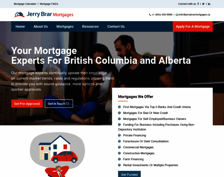 Jerrybrarmortgages.ca thumbnail