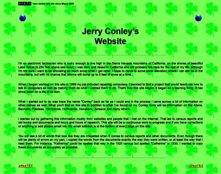Jerryconley.com thumbnail