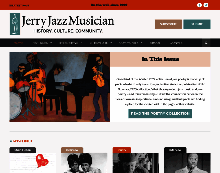 Jerryjazzmusician.com thumbnail