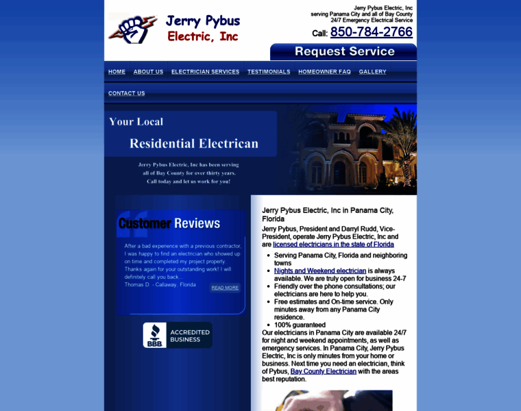 Jerrypybuselectric.com thumbnail
