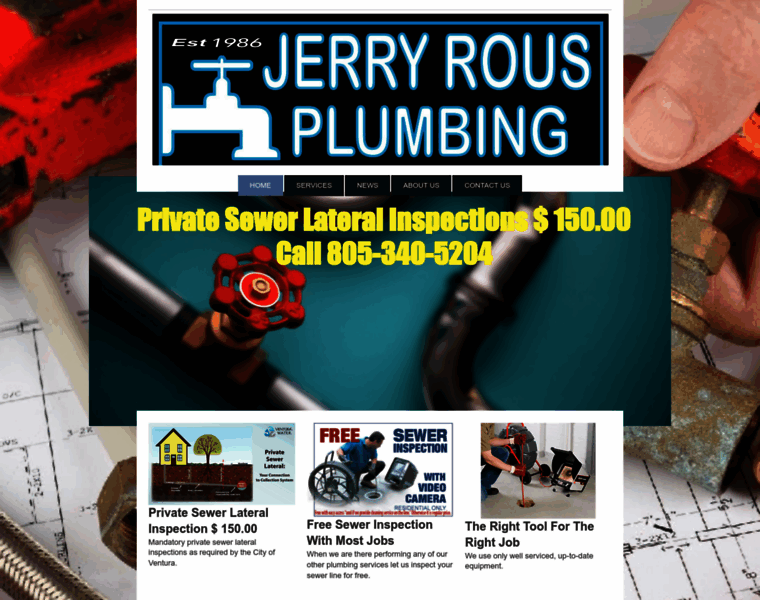 Jerryrousplumbing.net thumbnail