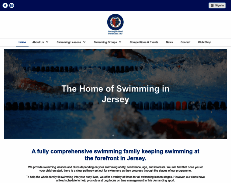 Jersey-swimming-club.org thumbnail