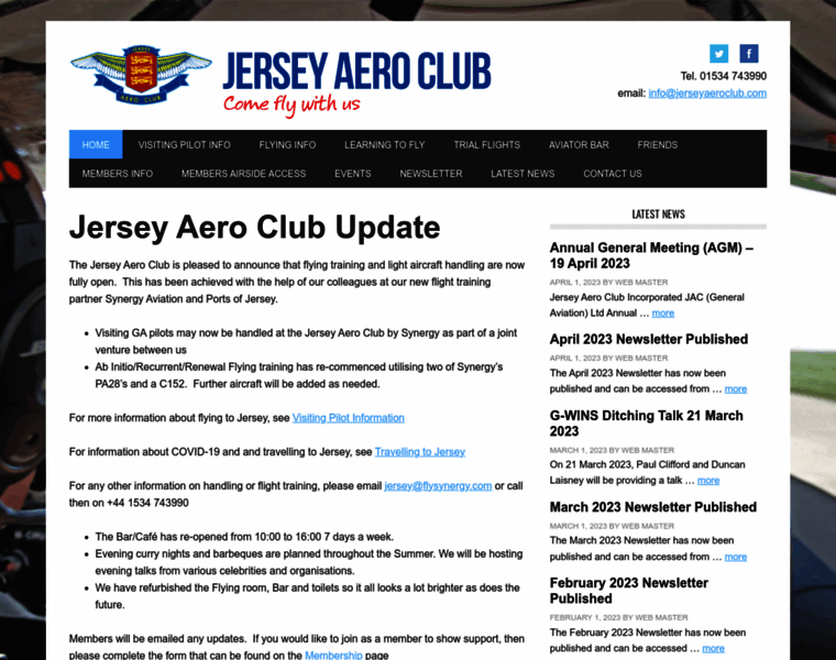 Jerseyaeroclub.com thumbnail