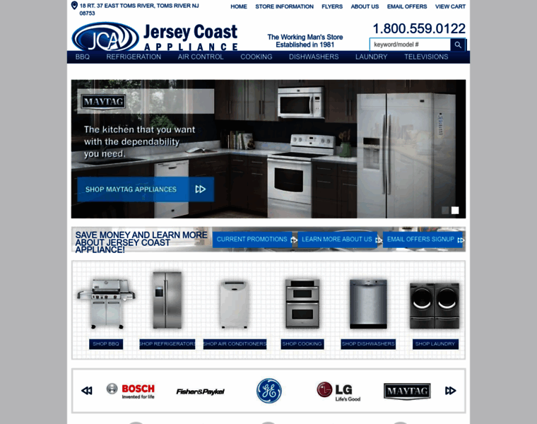 Jerseycoastappliancestore.com thumbnail