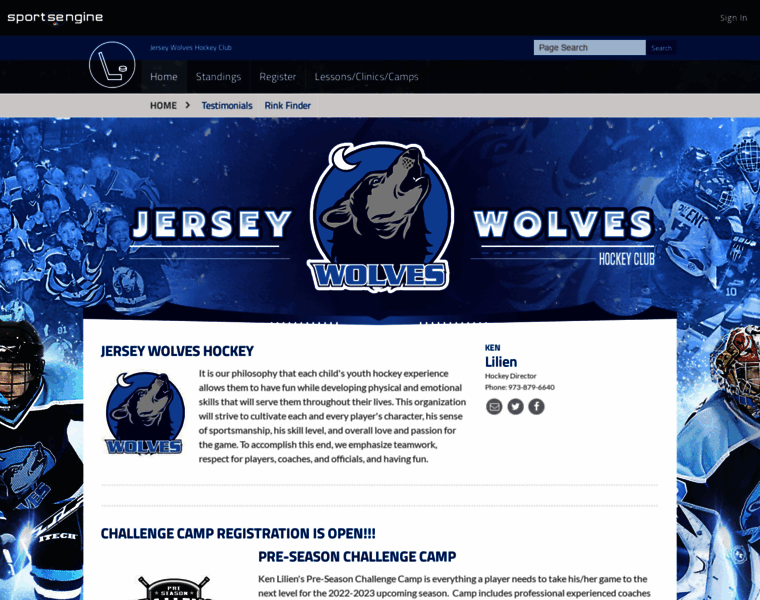 Jerseywolves.com thumbnail