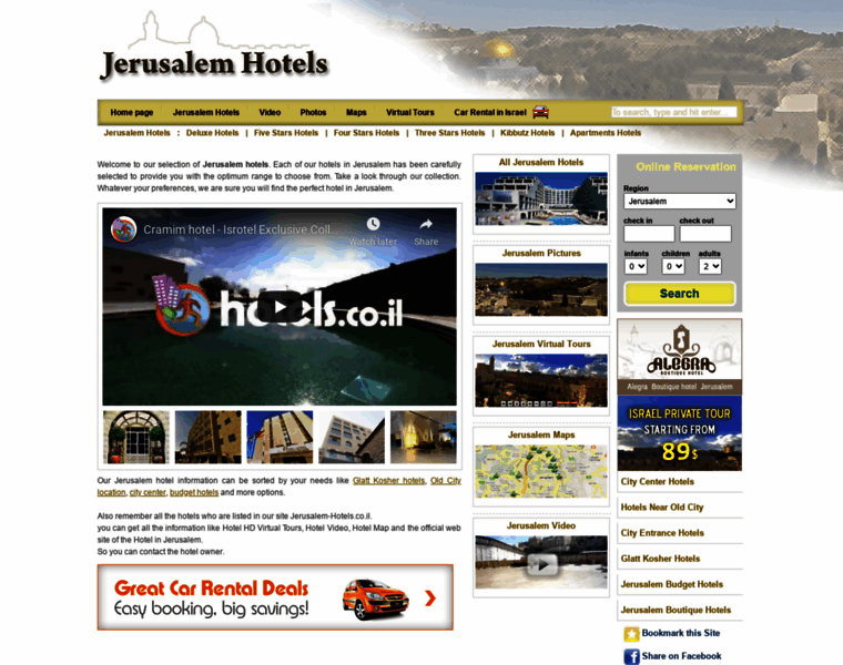 Jerusalem-hotels.co.il thumbnail