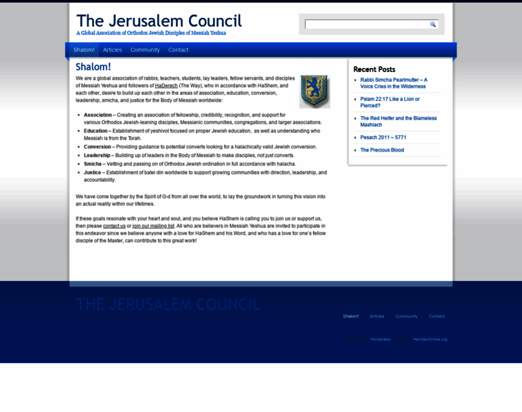 Jerusalemcouncil.org thumbnail