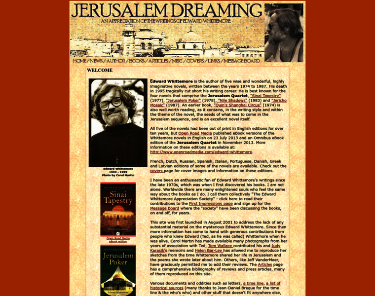 Jerusalemdreaming.info thumbnail