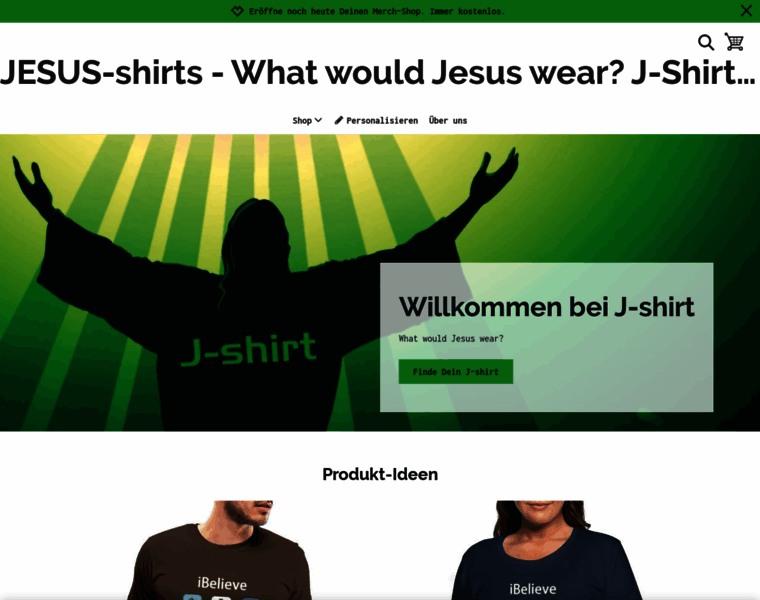 Jesus-shirts.net thumbnail