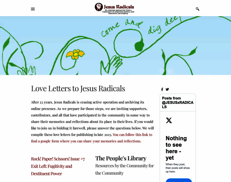 Jesusradicals.com thumbnail