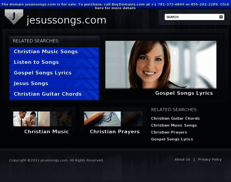 Jesussongs.com thumbnail