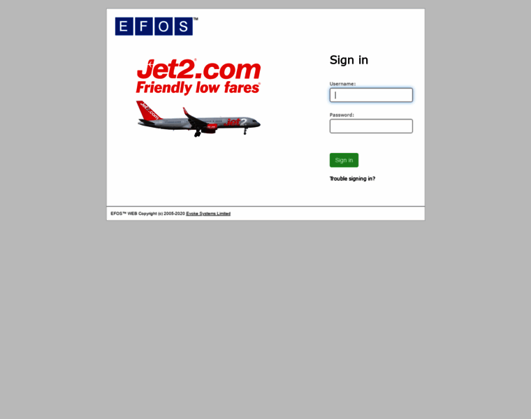 Jet2.efosweb.com thumbnail