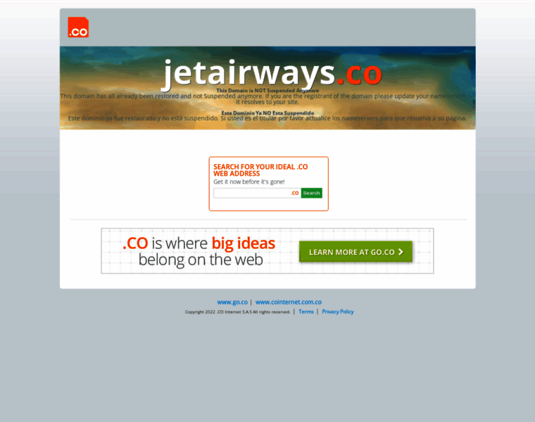 Jetairways.co thumbnail