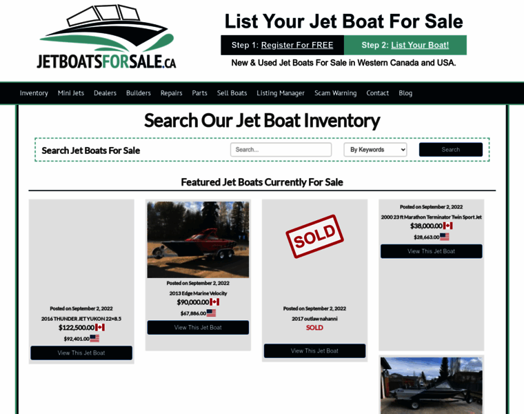 Jetboatsforsale.ca thumbnail