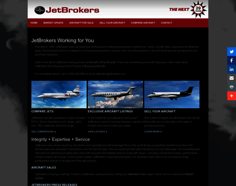 Jetbrokers.aero thumbnail