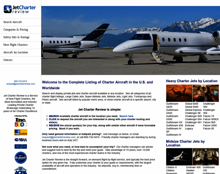 Jetcharterreview.com thumbnail