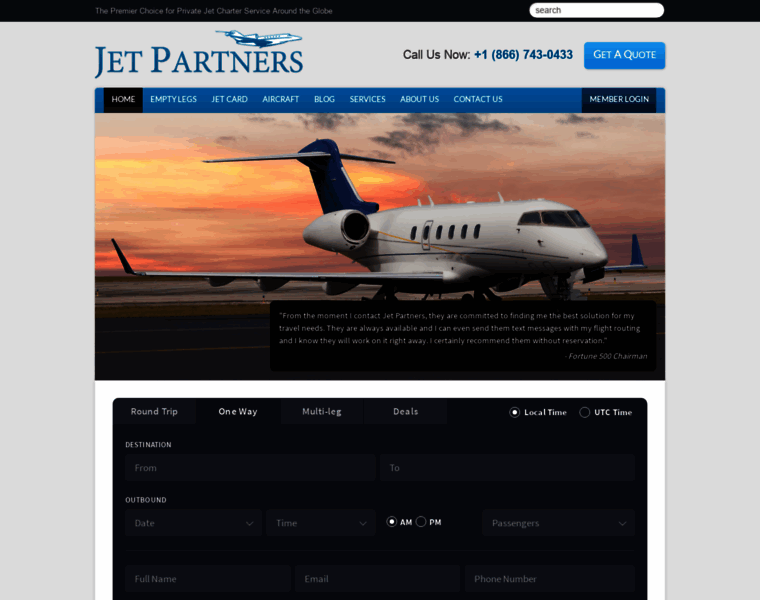 Jetpartners.aero thumbnail