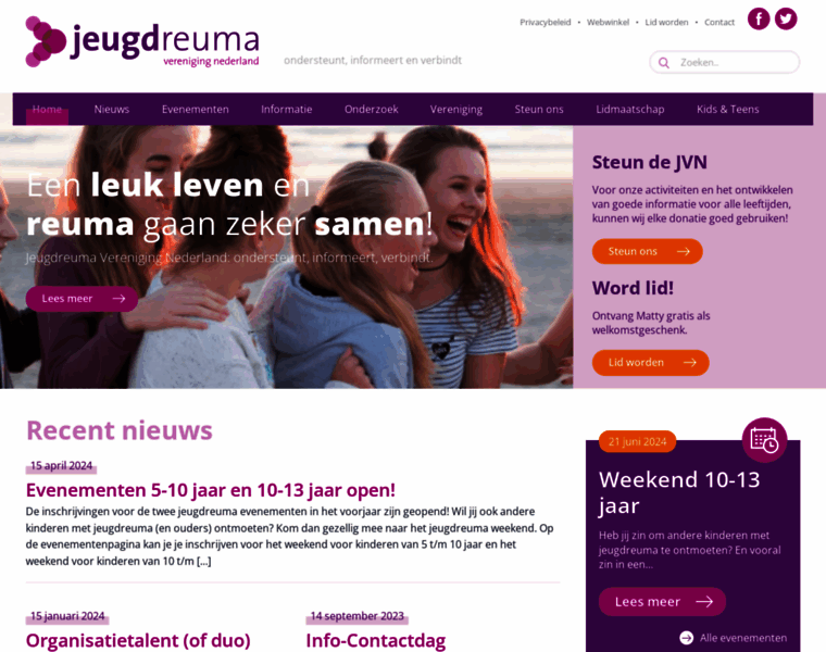 Jeugdreumavereniging.nl thumbnail