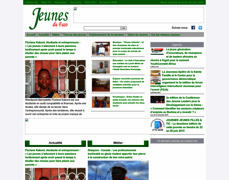 Jeunesdufaso.net thumbnail
