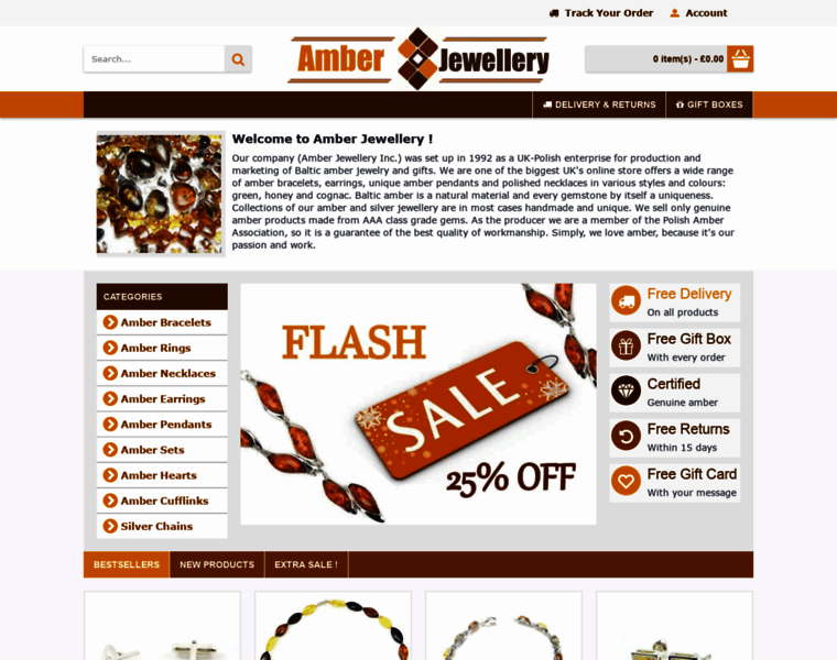 Jewellery-amber.co.uk thumbnail
