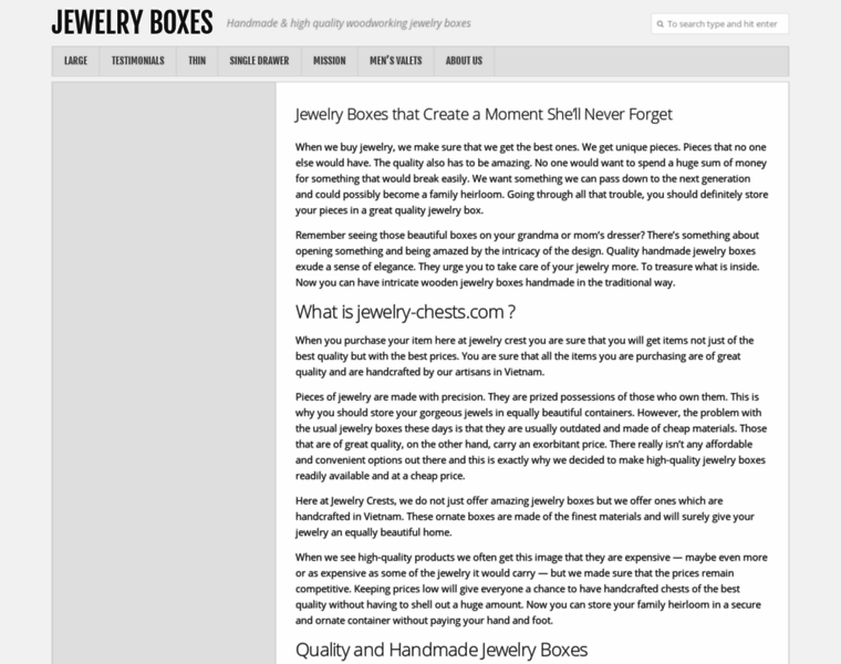 Jewelry-chests.com thumbnail
