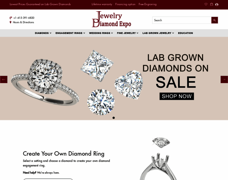 Jewelrydiamondexpo.com thumbnail