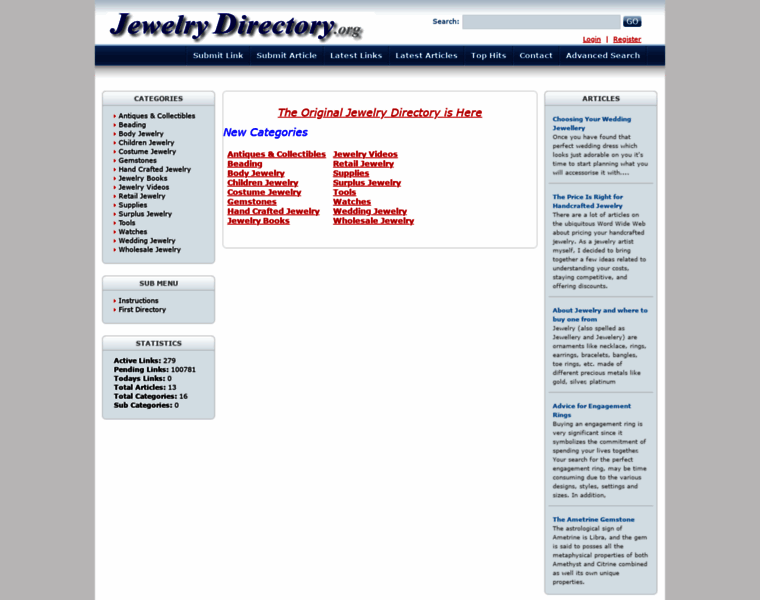 Jewelrydirectory.org thumbnail