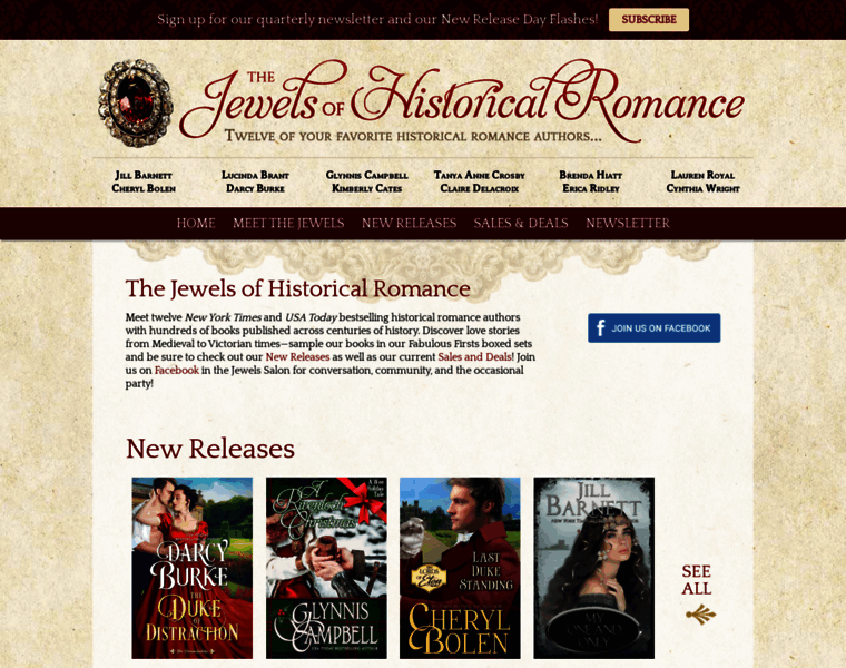 Jewelsofhistoricalromance.com thumbnail