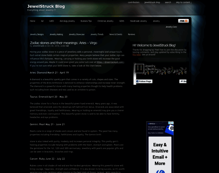 Jewelstruck.com thumbnail