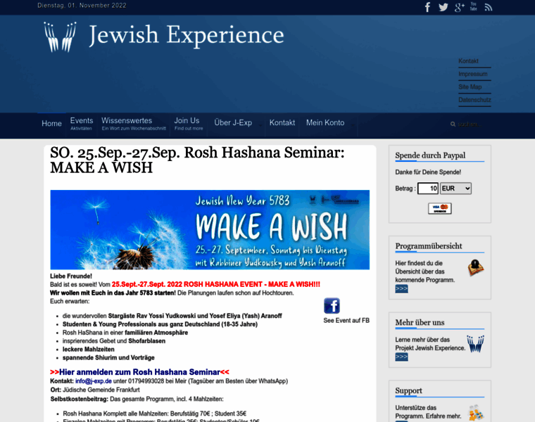 Jewishexperience.de thumbnail