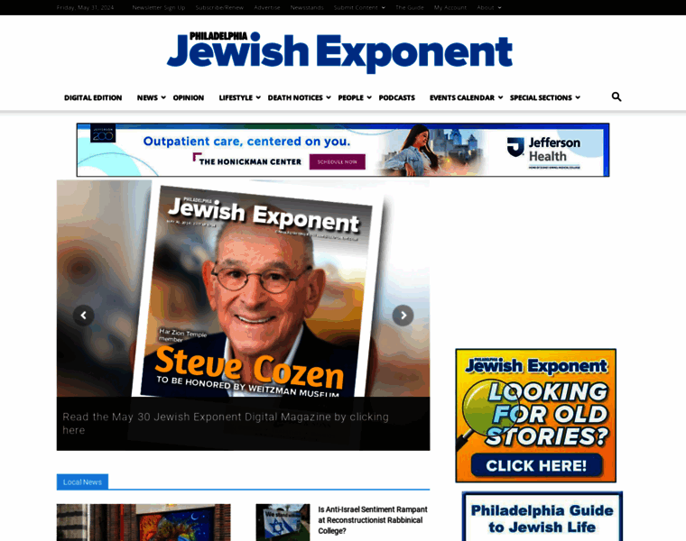 Jewishexponent.com thumbnail