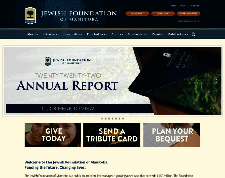 Jewishfoundation.org thumbnail