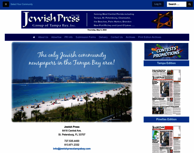 Jewishpresstampabay.com thumbnail