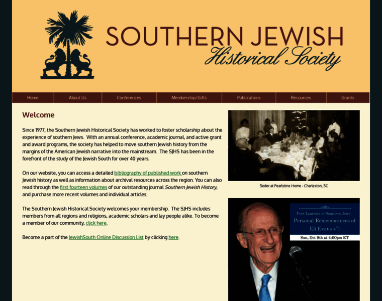 Jewishsouth.org thumbnail