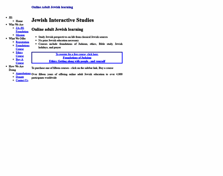 Jewishstudies.org thumbnail