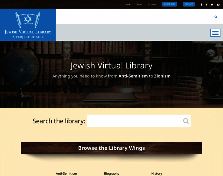 Jewishvirtuallibrary.org thumbnail