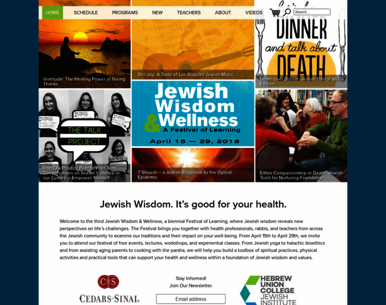 Jewishwisdomandwellness.org thumbnail